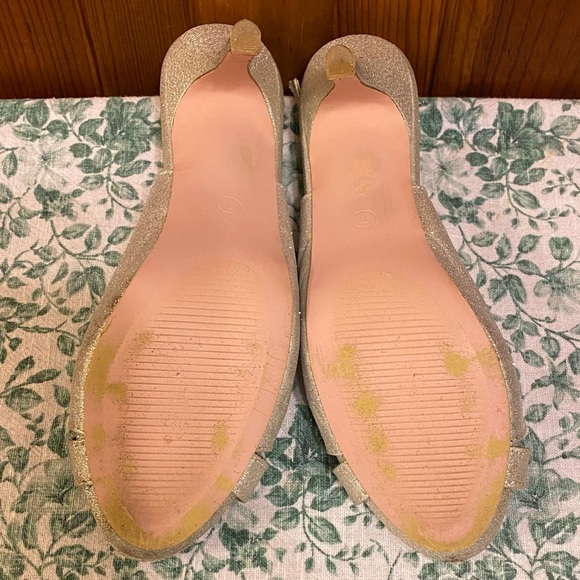 Women’s David’s Bridal Sparkle Heeled Sandals - Picture 8 of 8